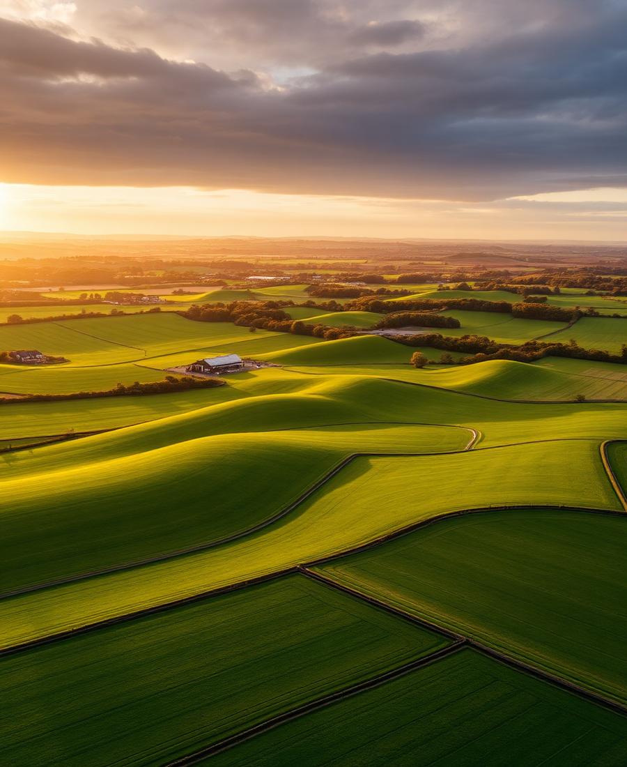 Green British countryside — sustainable manufacturing
